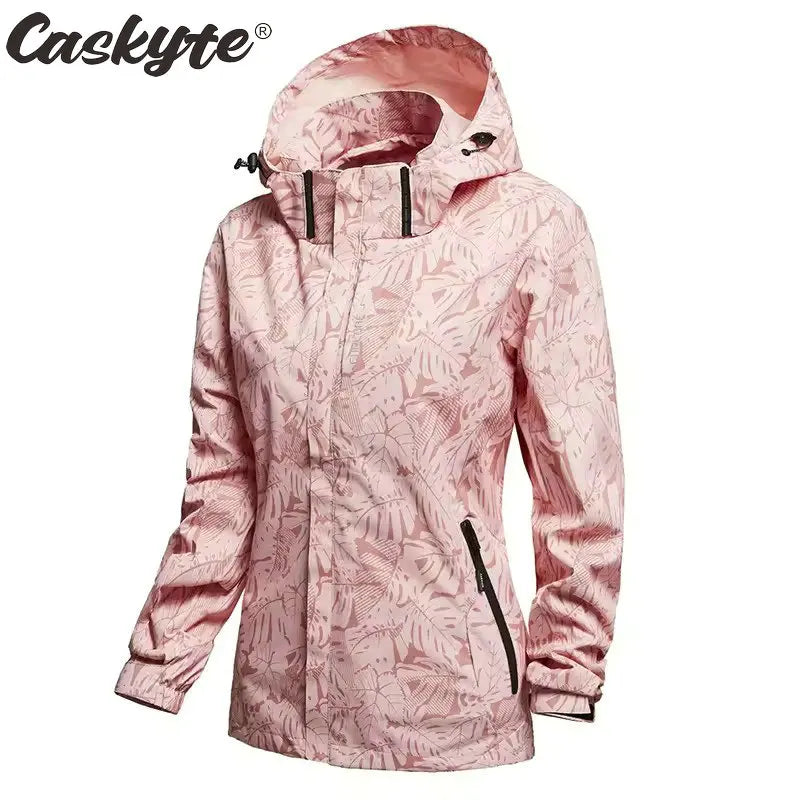 CASKYTE Damen Outdoor Windjacke – Atmungsaktiv & Wasserdicht