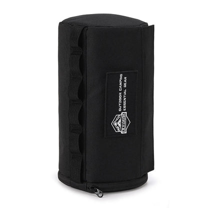 Tragbare wasserdichte Outdoor-Taschentuchbox aus Polyester - Hängender Serviettenhalter für Picknick, Camping und Wandern