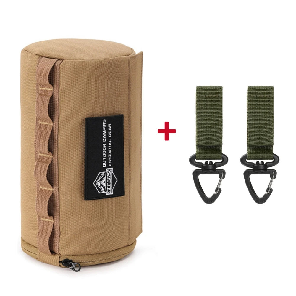 Tragbare wasserdichte Outdoor-Taschentuchbox aus Polyester - Hängender Serviettenhalter für Picknick, Camping und Wandern