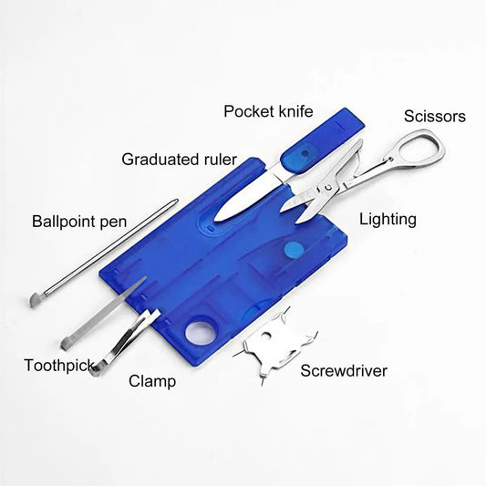 8-in-1 Mini Survival Tool – Kompakt, Vielseitig, Immer Bereit
