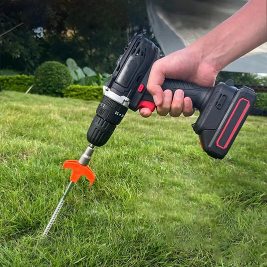 PowerGrip Tent Stakes – 8er Set Schraubheringe mit Sechskant-Aufsatz