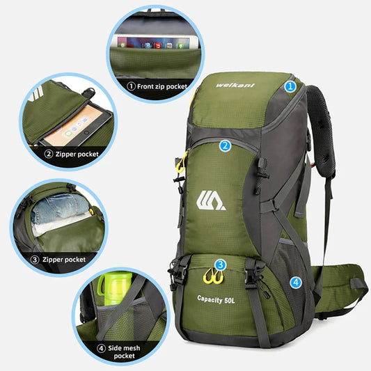 50L Wasserdichter Outdoor-Rucksack für Herren
