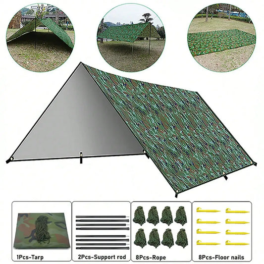 Stormcover Ultra – Wasserdichte Camping-Plane mit UV-Schutz, vielseitig & extra groß für Gruppen & Outdoor-Schutz