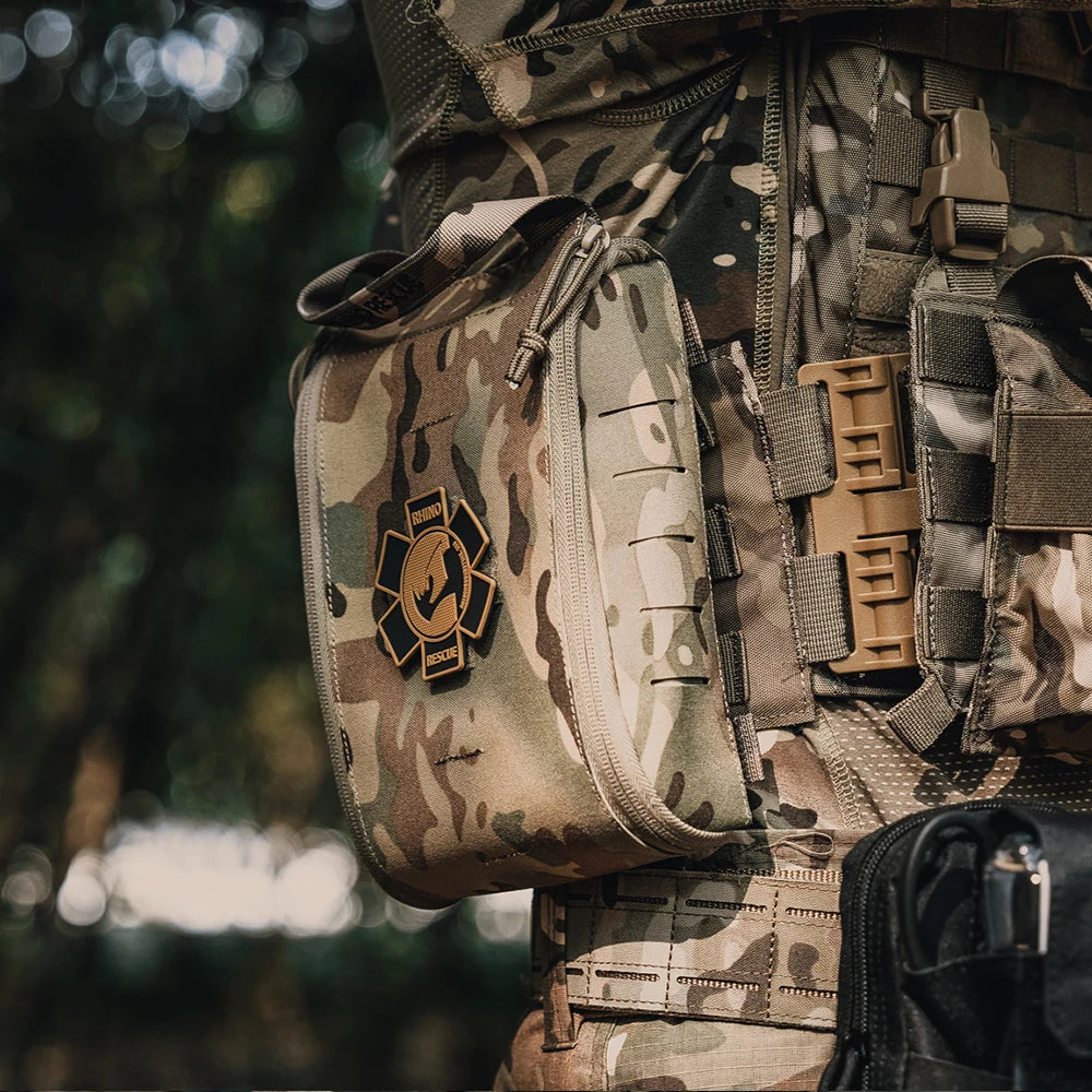 Rhino Rescue Tactical Erste-Hilfe-Set IFAK-002M – Outdoor Notfalltasche mit MOLLE-System