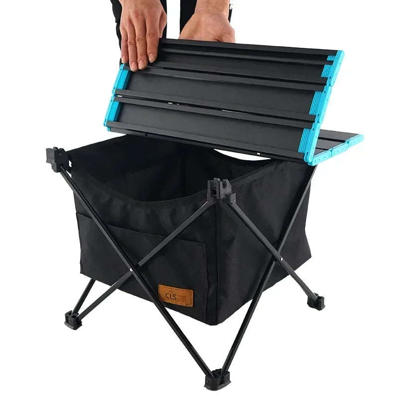 🏕️ Faltbarer Campingtisch mit Geheimtasche – Ultraleicht & Robust