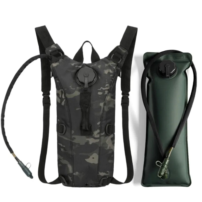 AbenteuerDurst – Leichter Trinkrucksack mit 3L Trinkblase & Rückenfach