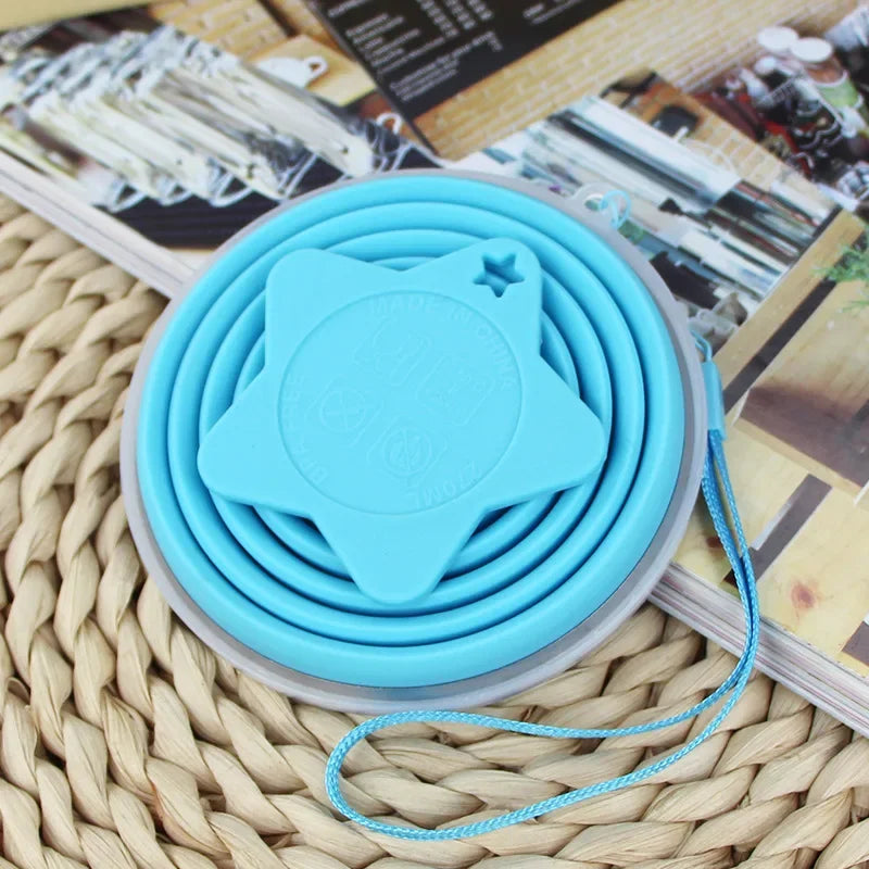 Faltbarer Silikon-Trinkbecher 270ml – Bunt, praktisch & immer dabei