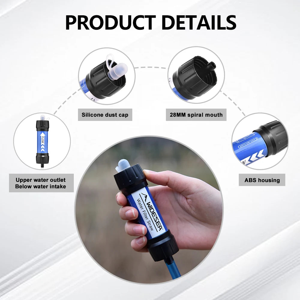 Wasserfilter-Strohhalm "TrekStraw" – Ultraleicht & Hochleistungsfähig