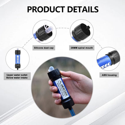 Wasserfilter-Strohhalm "TrekStraw" – Ultraleicht & Hochleistungsfähig