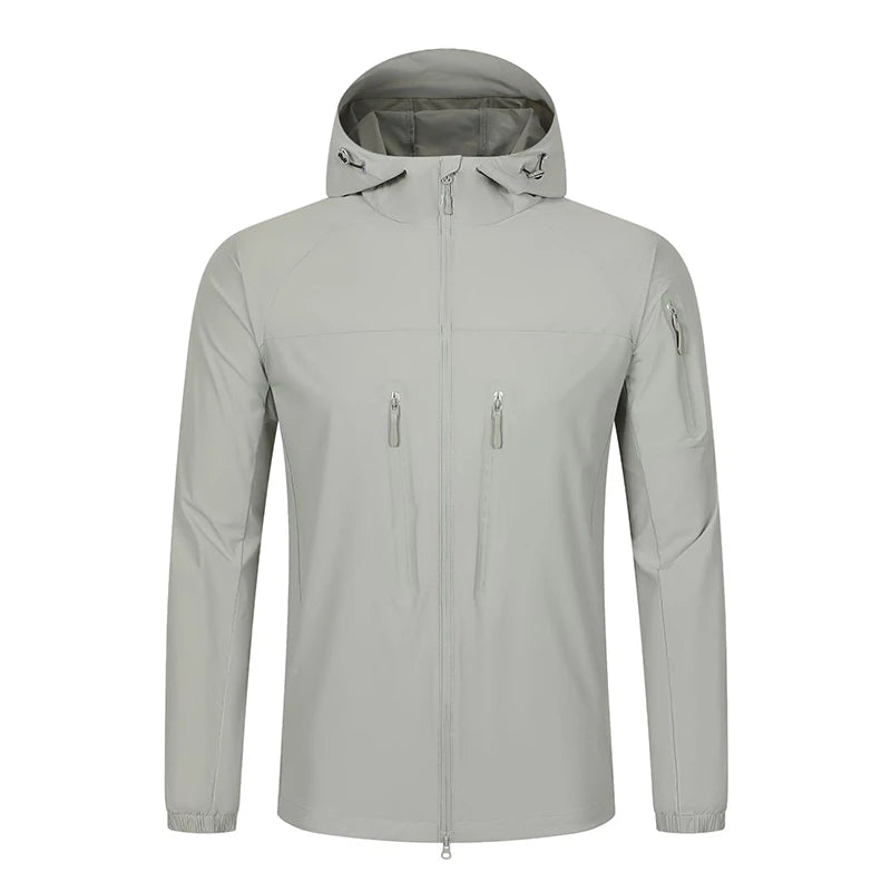 Unisex Wanderjacke – Ultraleicht, Wasserdicht & Sonnenschutz für jedes Abenteuer