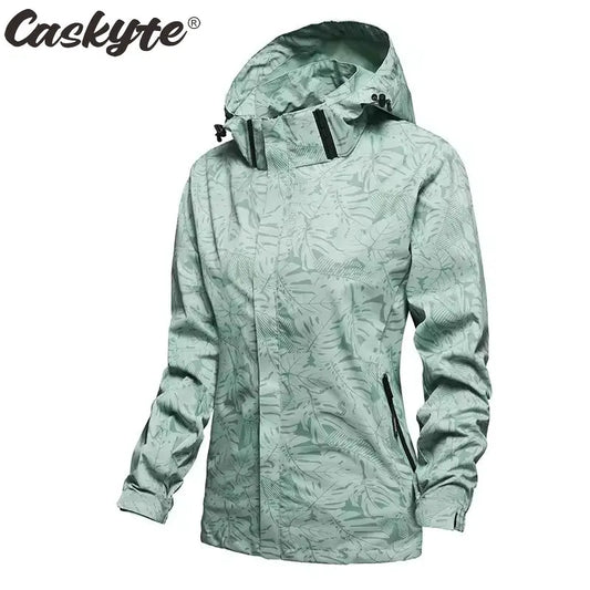 CASKYTE Damen Outdoor Windjacke – Atmungsaktiv & Wasserdicht