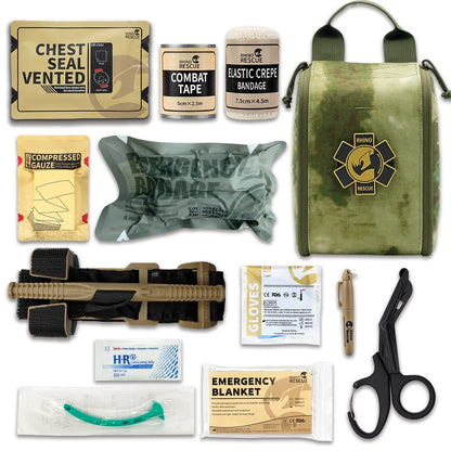 Rhino Rescue Tactical Erste-Hilfe-Set IFAK-002M – Outdoor Notfalltasche mit MOLLE-System