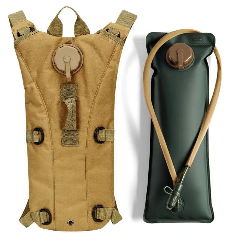 AbenteuerDurst – Leichter Trinkrucksack mit 3L Trinkblase & Rückenfach