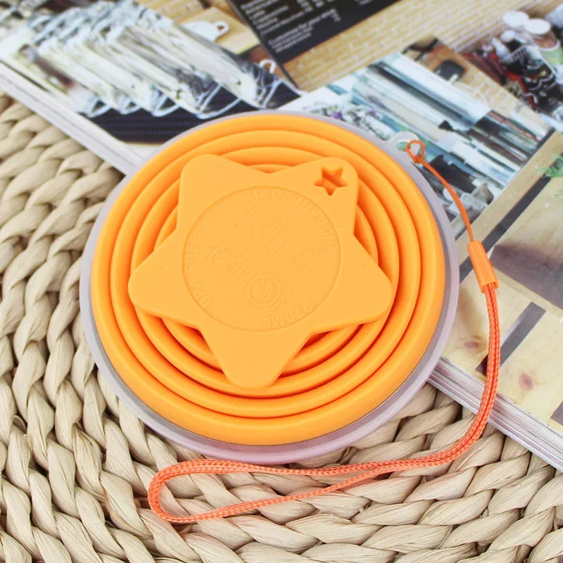 Faltbarer Silikon-Trinkbecher 270ml – Bunt, praktisch & immer dabei