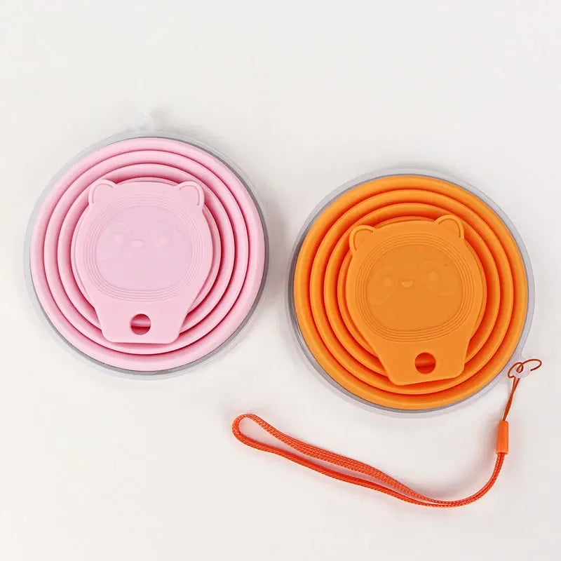 Faltbarer Silikon-Trinkbecher 270ml – Bunt, praktisch & immer dabei