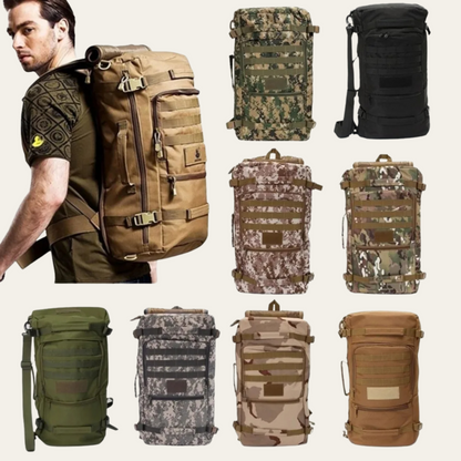 RangerPack X55 – Robuster Canvas-Taktikrucksack mit Schultergurt